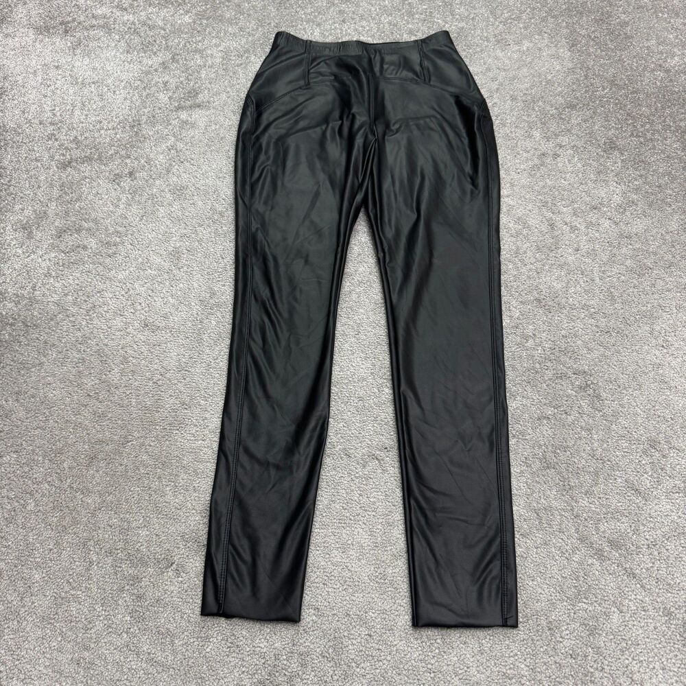 Akira Rio Faux Leather High Rise Skinny Leggings Pants Womens Medium Black 26x28